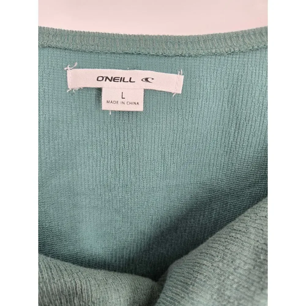 NEW O'Neill Kristina Silver Pine Long Sleeve Center Twist XL